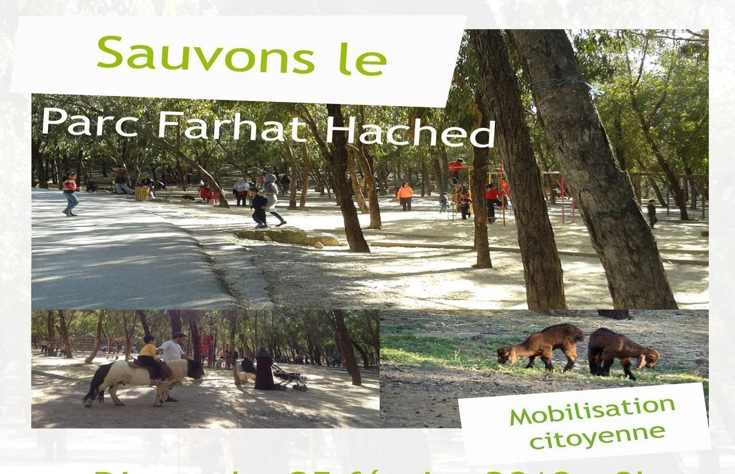Sauvons le Parc Farhat Hached – #Touchepasàmonparc