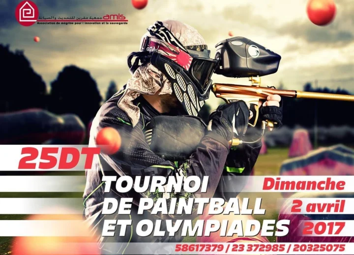 Tournoi de Paintball et Olympiades à Mégrine